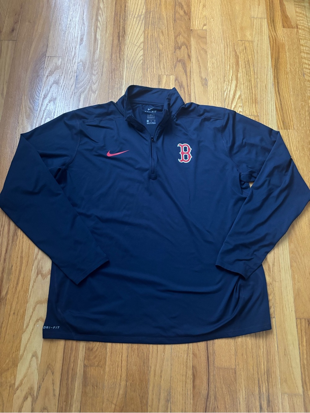 Nike Navy Dri-FIT Quarter-Zip Pullover